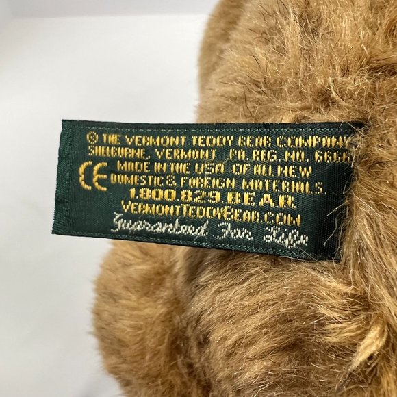 Classic Brown Stuffed Teddy Bear - Picture 3 of 11